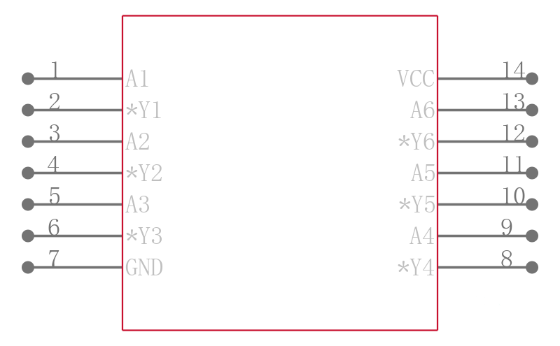 MC74VHCT14ADR2G引脚图