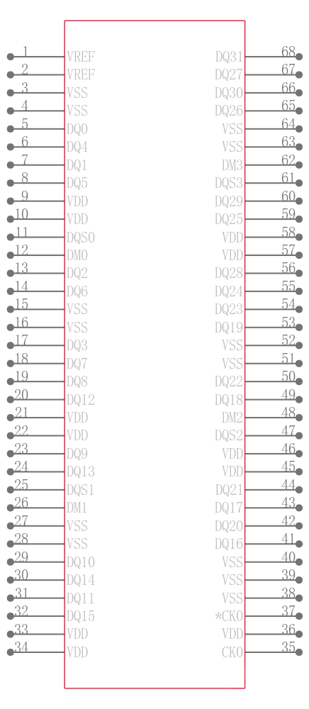 MT16VDDF12864HY-335F2引脚图