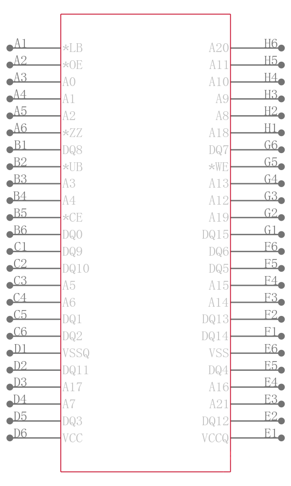MT45W4MW16PCGA-70 IT TR引脚图