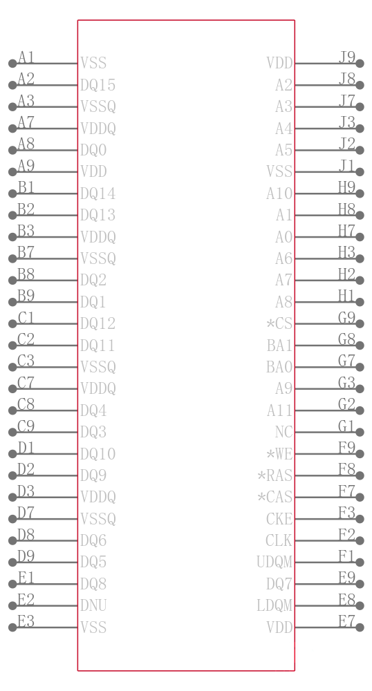 MT48H8M16LFB4-8 IT:J TR引脚图