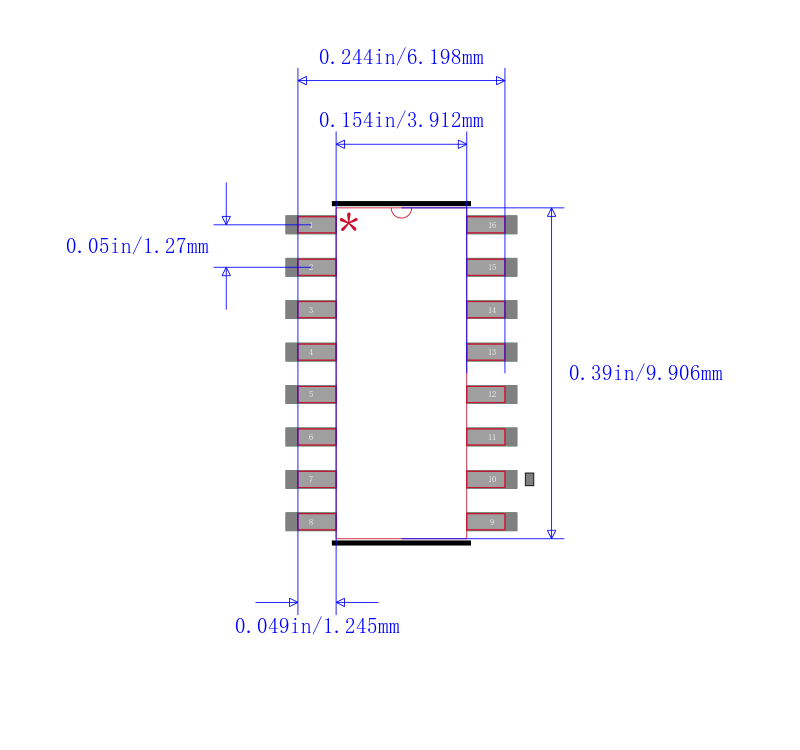 MC74HC161ADR2封装图