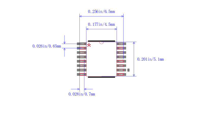MAX4299EUE+封装图