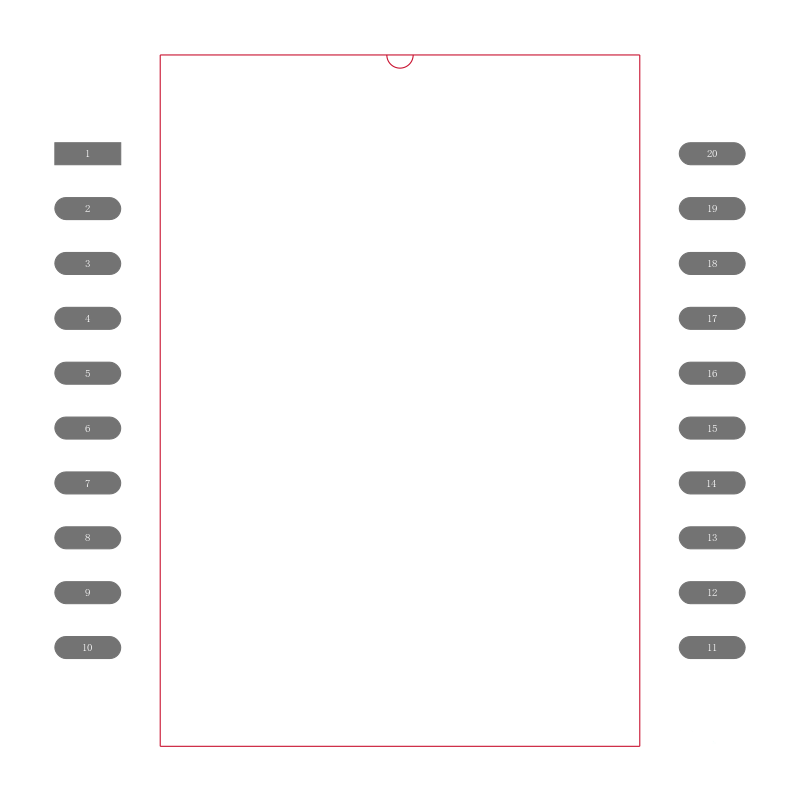 MC33186DH1R2封装焊盘图