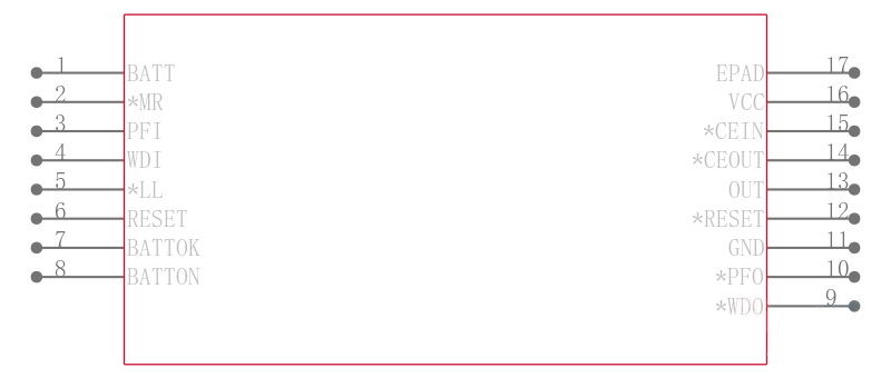 MAX16021LTES+T引脚图