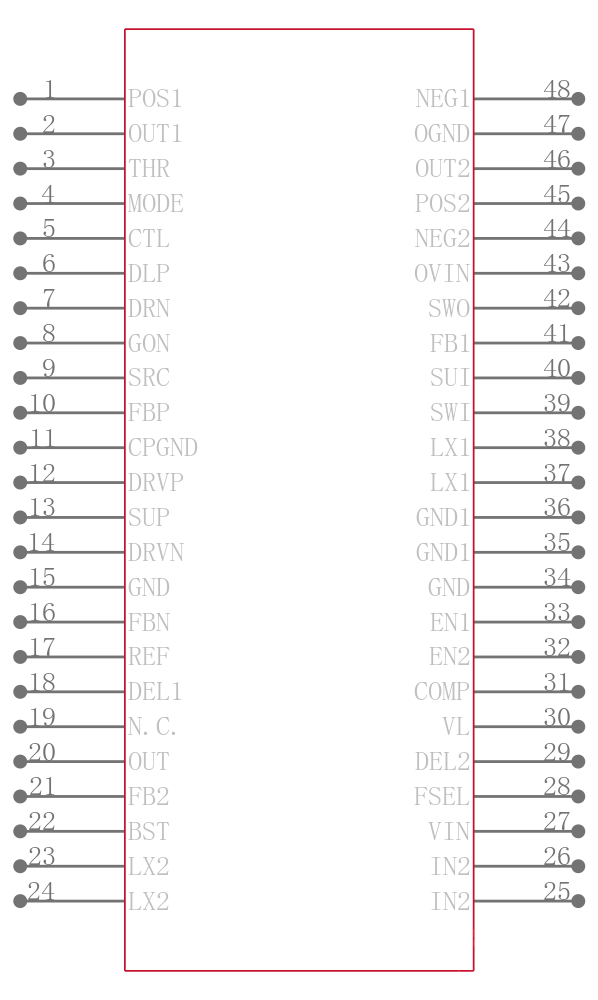 MAX17014AETM+T引脚图