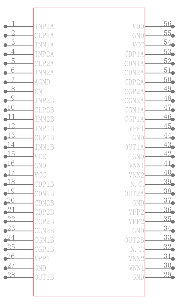 MAX4940BETN+T引脚图