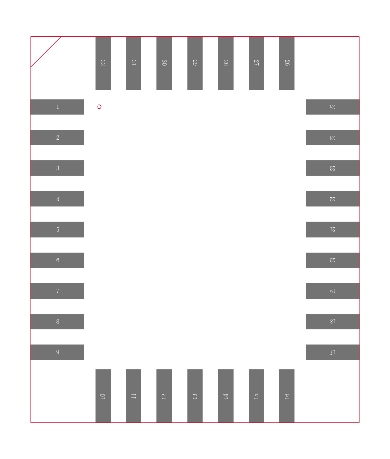 M27C2001-70C1封装焊盘图