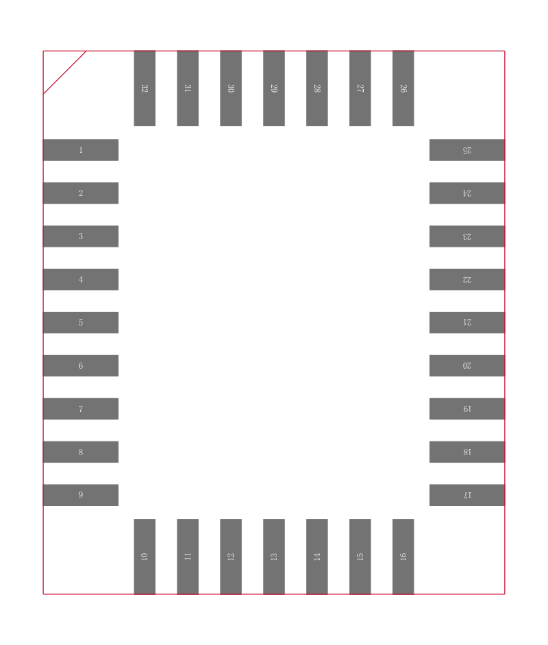 M27C512-12C6封装焊盘图