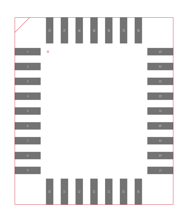 M27C512-15C1封装焊盘图