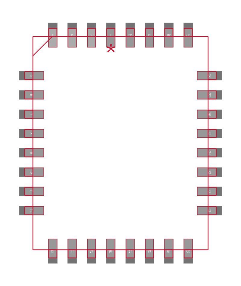 M27W512-100K6封装焊盘图