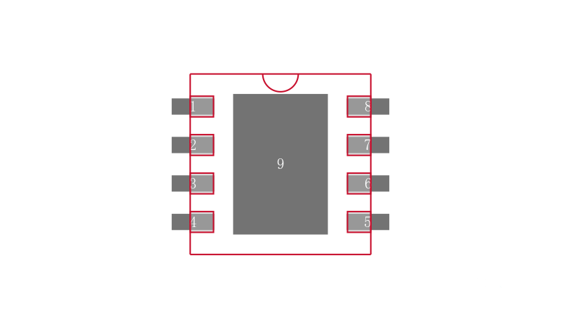 MAX6762TAZID0+T封装焊盘图