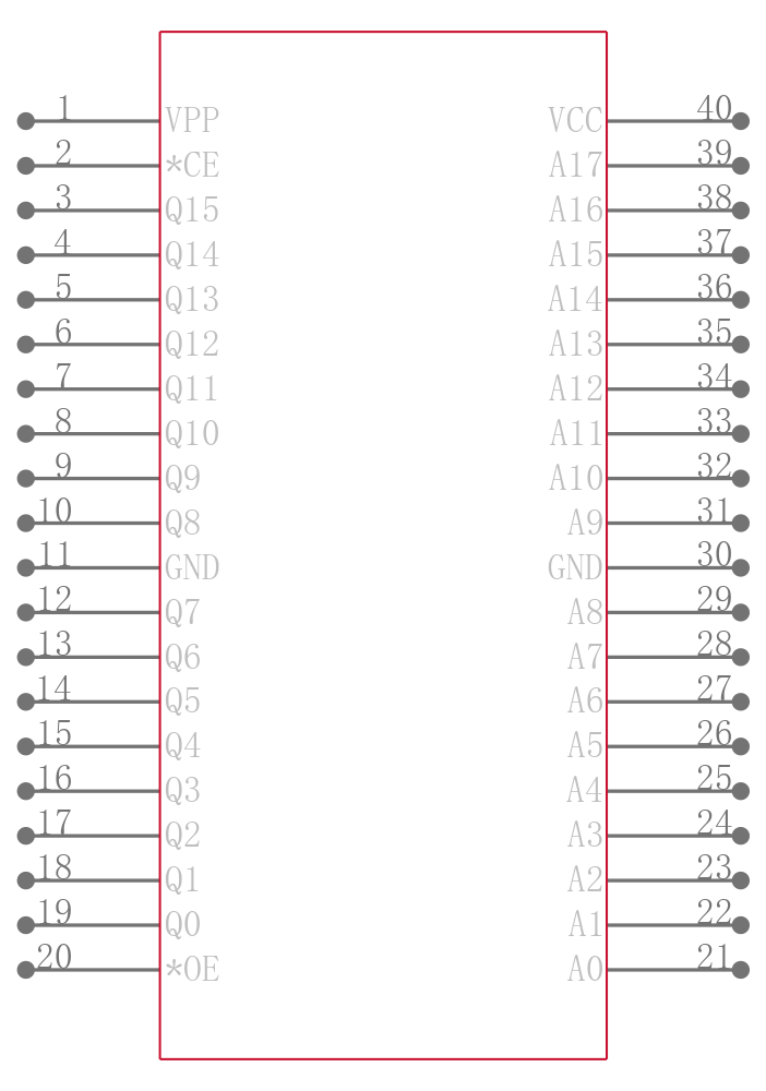 M27C4002-10F1引脚图