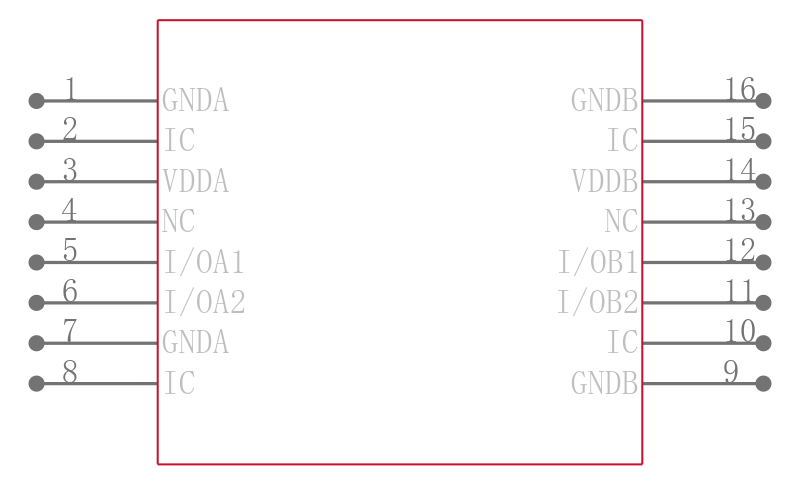 MAX14933AWE+引脚图