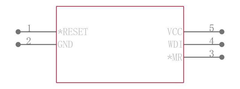 MAX6316LUK45CX+T引脚图