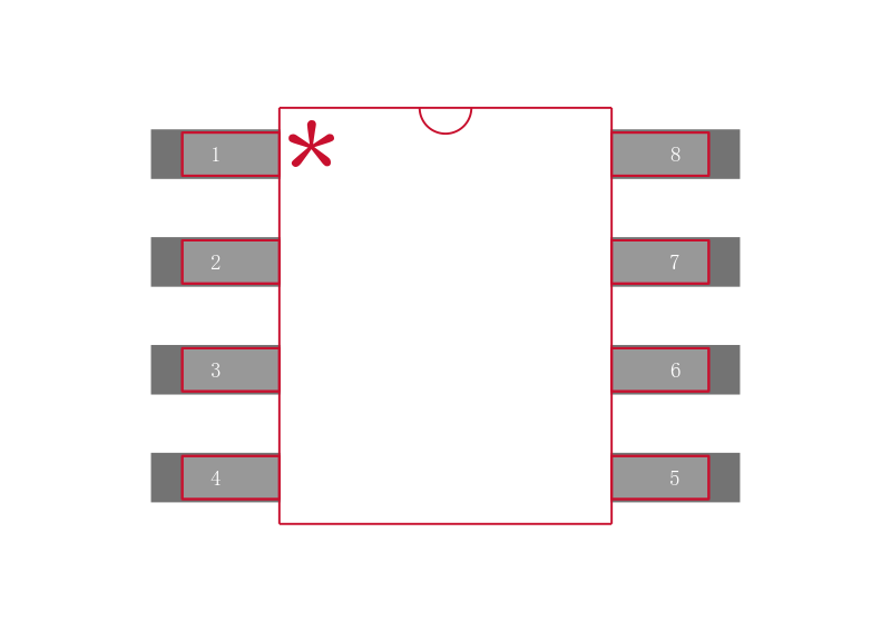MC34164D-003封装焊盘图