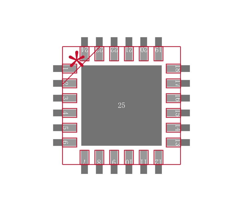 MKL03Z8VFK4封装焊盘图