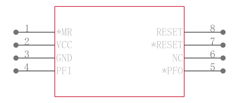 MAX708RESA-T引脚图
