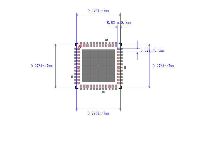 MK10DX128VLF5封装图