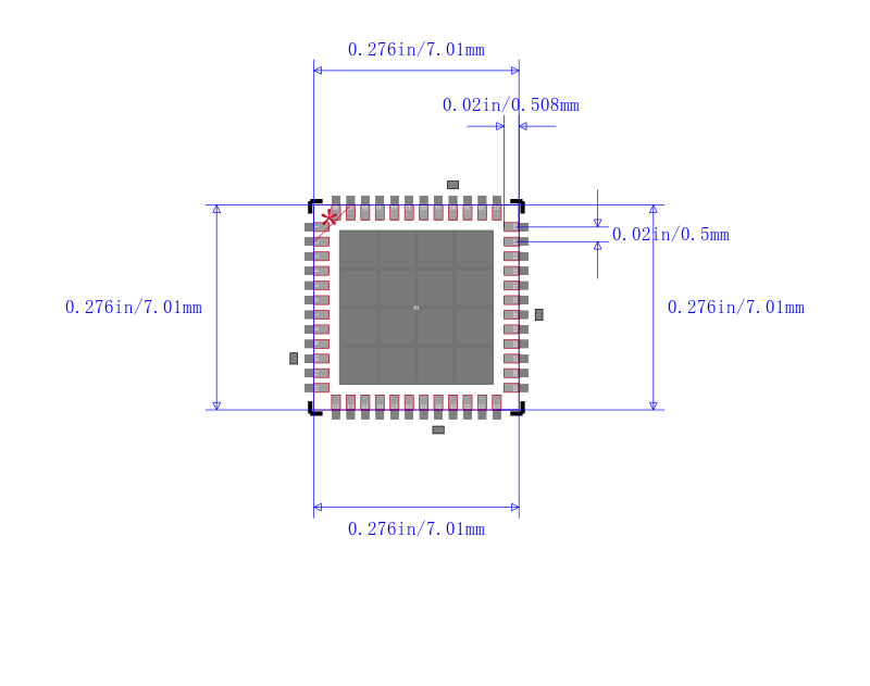 MK10DX32VFT5封装图
