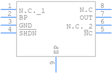 MAX8510ETA33+T引脚图