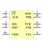 MCP4242-103E/UN引脚图