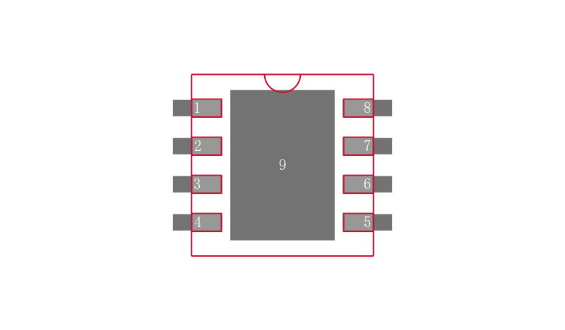 MPQ2013GQ-Z封装焊盘图