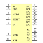 MCP23009-E/SS引脚图