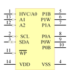 MCP4661-103E/ST引脚图