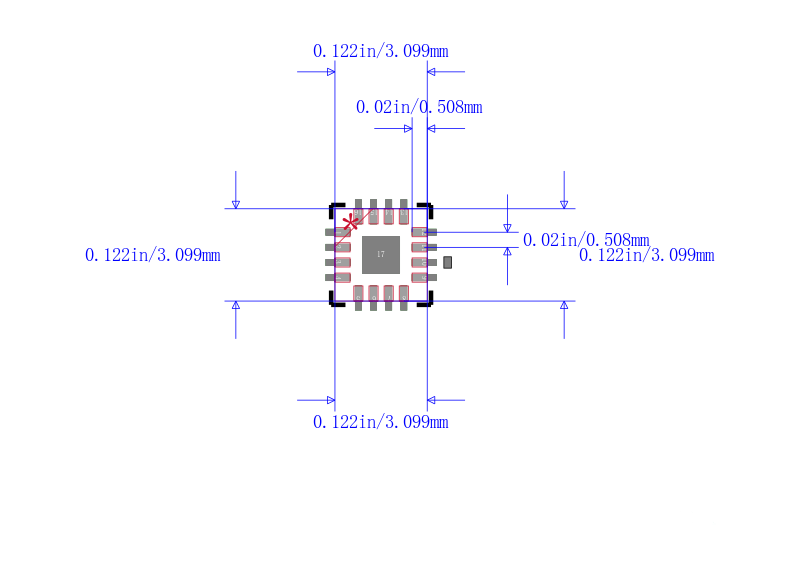 MAX17498BATE+CER封装图