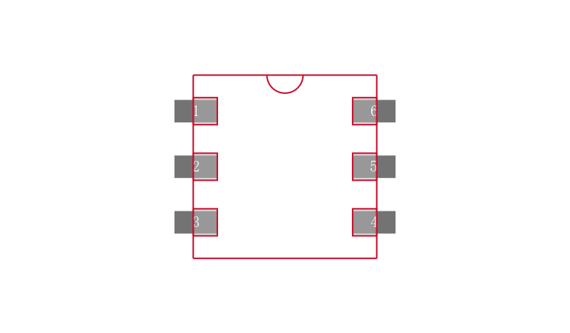 MAX4210DETT-T封装焊盘图