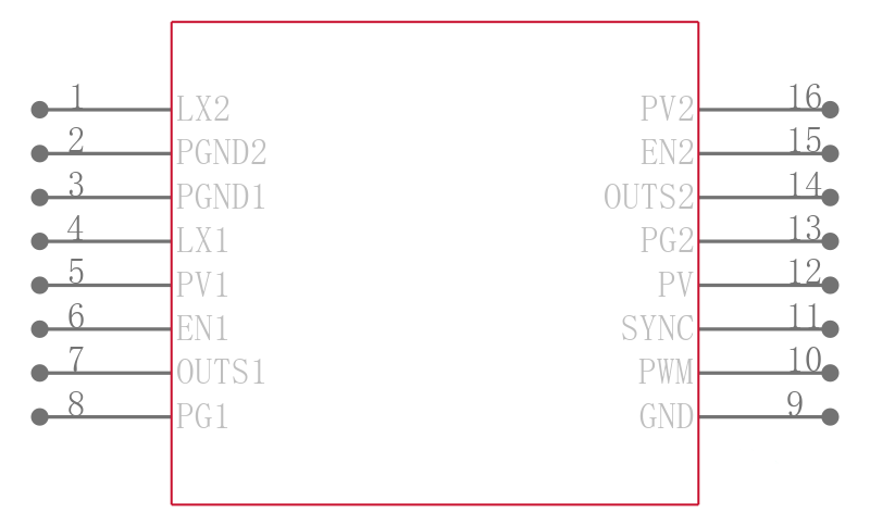MAX16963SATEF/V+T引脚图