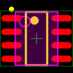 MCP4161-103E/SN封装焊盘图