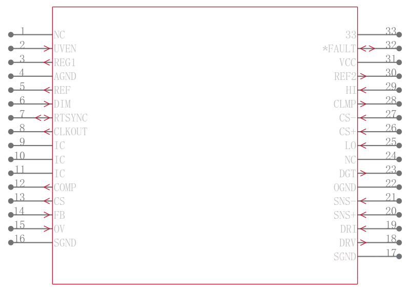 MAX16816ATJ+引脚图