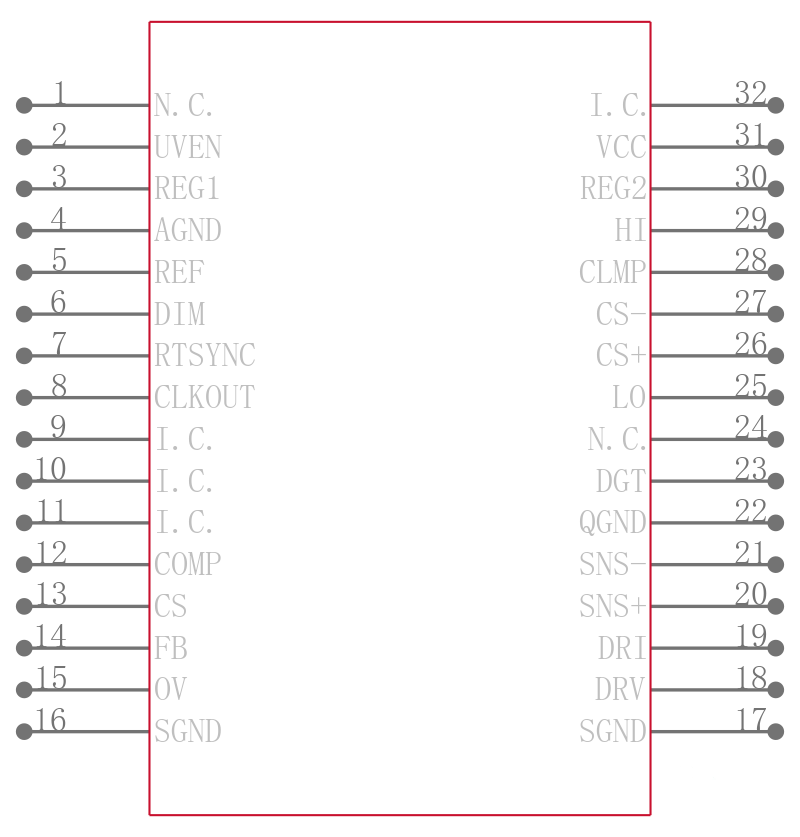 MAX16831ATJ/V+T引脚图