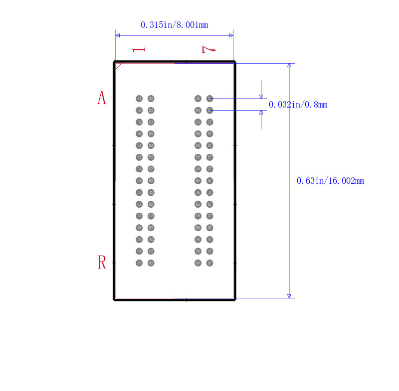 MT48LC32M8A2FB-75 L:D TR封装图