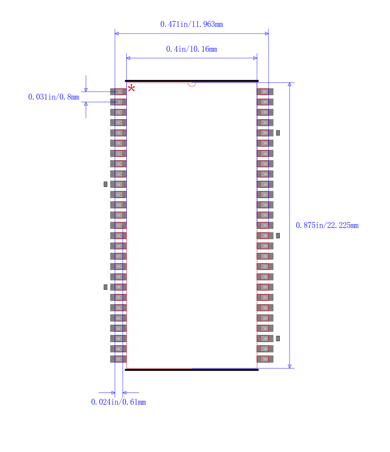 MT48LC4M16A2TG-75:G TR封装图