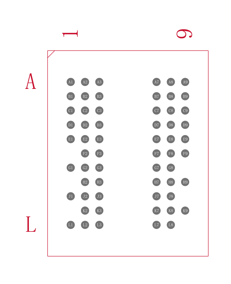 MT47H512M4EB-3:C封装焊盘图