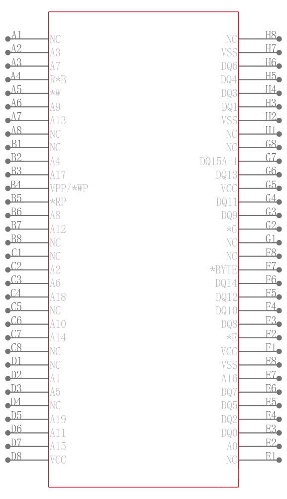 M29W160EB70ZS6E引脚图