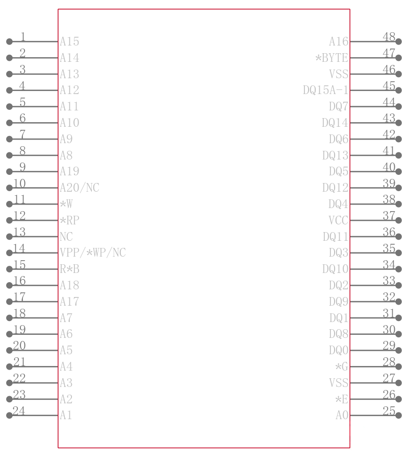 M29W160FB70N3E引脚图