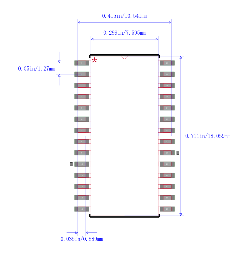 MC68HC908JL3CDW封装图