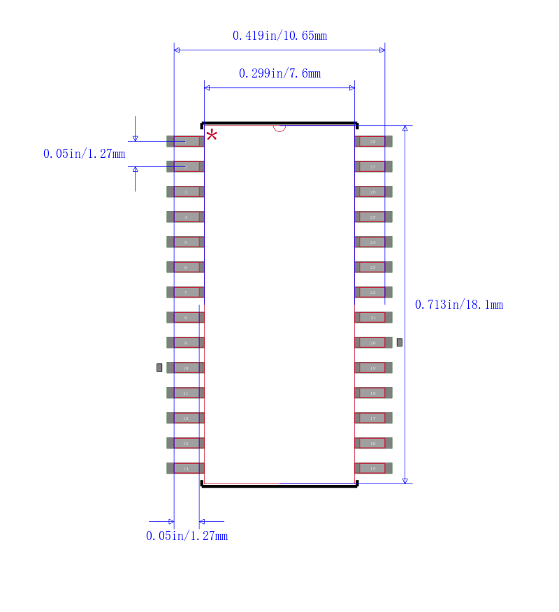MAX336EWI+T封装图