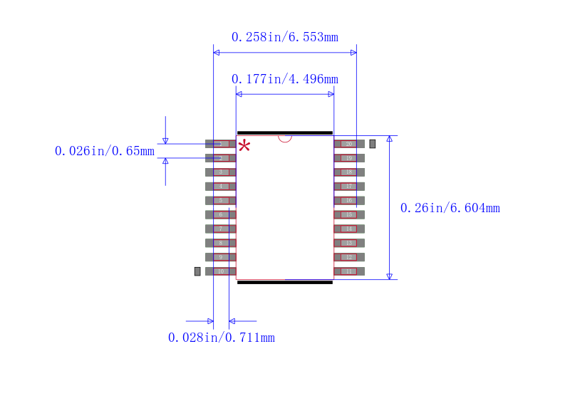 MAX3380EEUP+封装图