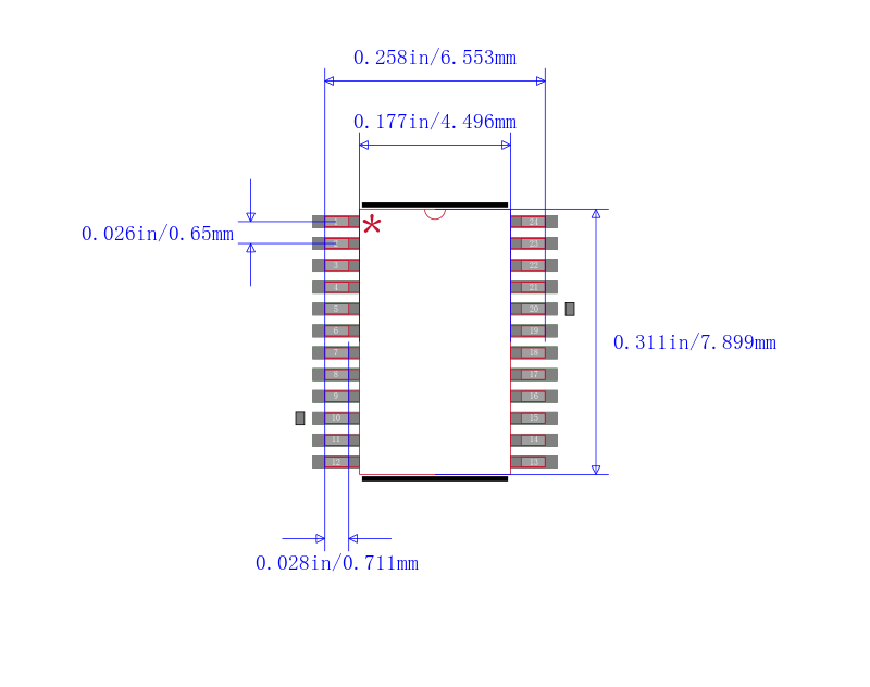 MAX3387ECUG+T封装图