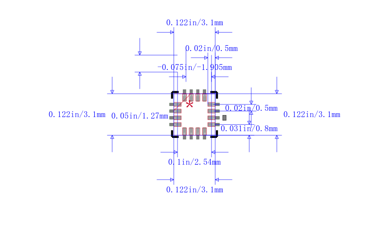 MAX3804ETE#G16封装图