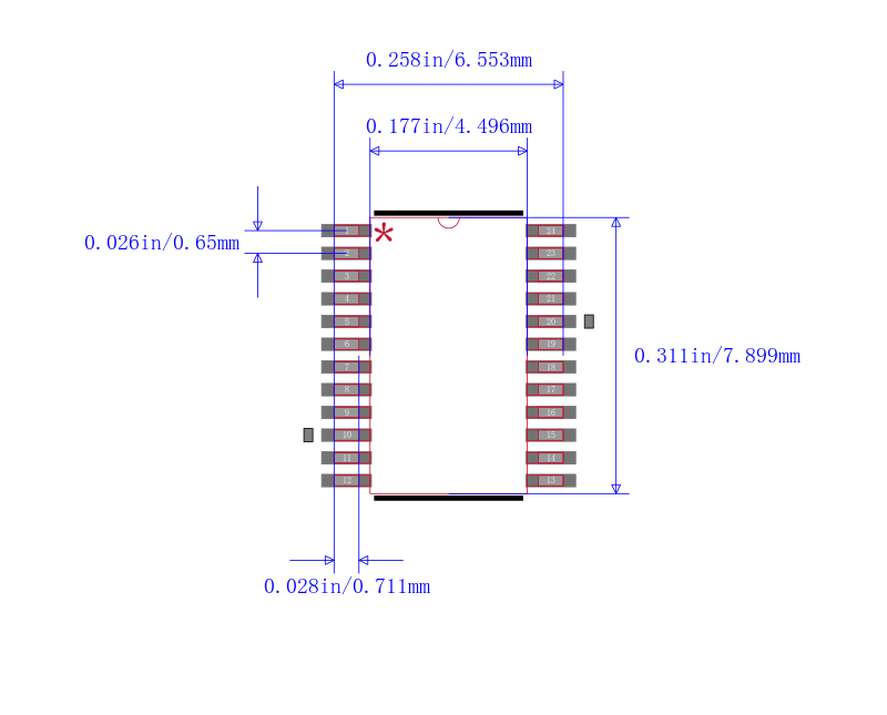 MAX5592EUG+封装图