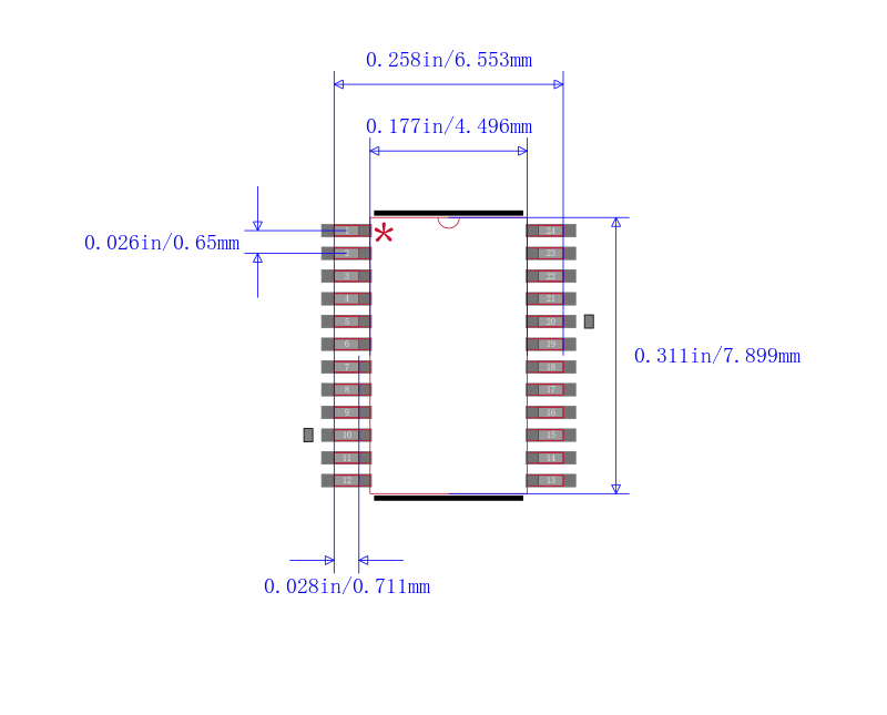 MAX5594EUG+封装图