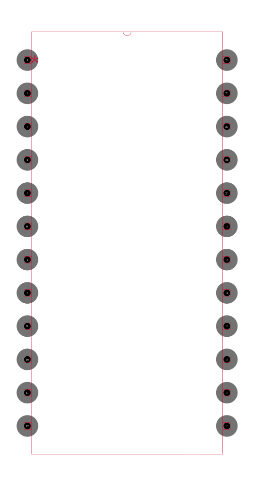 MAX1490EBEPG+封装焊盘图