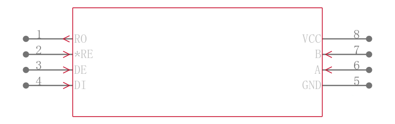 MAX3075EESA+引脚图