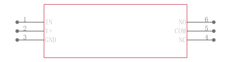 MAX4644EUT-T引脚图