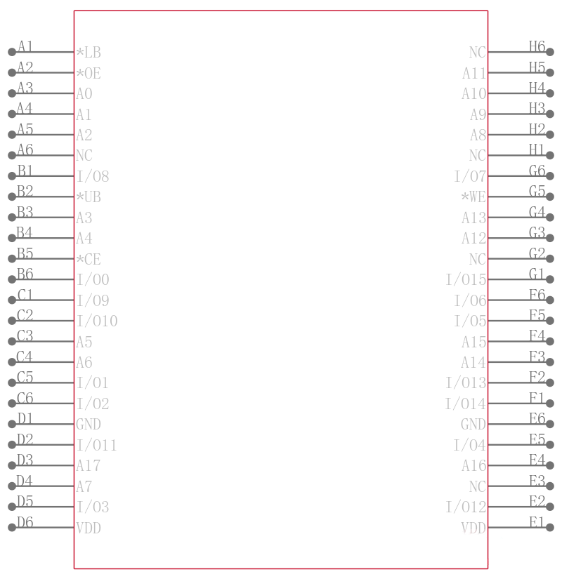 AS7C34098A-10BIN引脚图